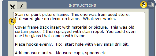 instructions