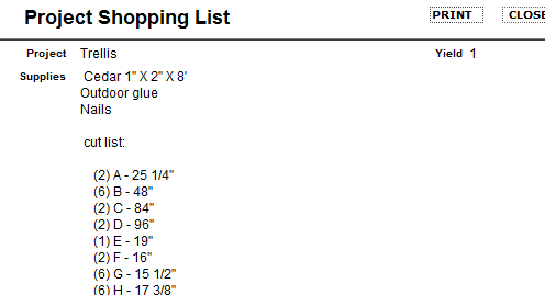 shoplist